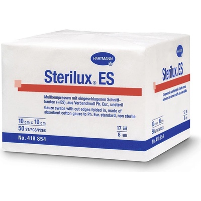 Sterilux gáza ES nesterilní 13nit/8vrst HR 5 x 5cm 100 ks – Zboží Mobilmania