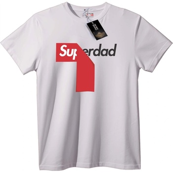 NOONEBRAND Тениска Супер татко - 4XL, Black