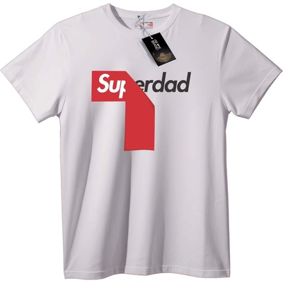 NOONEBRAND Тениска Супер татко - 4XL, Black