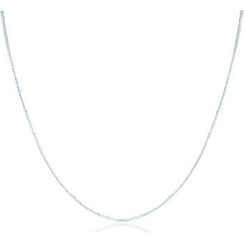 SAVICKI Синджирче Savicki 0, 9 мм: бяло злато, лисича опашка