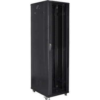 Lanberg Комуникационен шкаф Lanberg rack cabinet 19" free-standing 37U / 800x800 self-assembly flat pack, black (FF01-8837-12B)