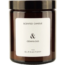 The Olphactory Scented Candle Glass Cedar & Oud to 135 g