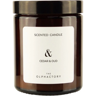 The Olphactory Scented Candle Glass Cedar & Oud to 135 g