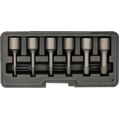 TOYA Комплект за изваждане на скъсани болтове yato, 3/8", 6 части (euro yt 0623)