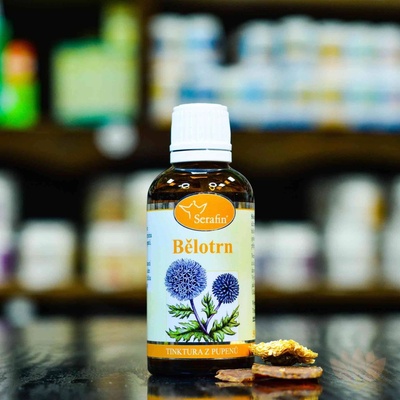 Serafin Bělotrn tinktura z pupenů rostlin 50 ml