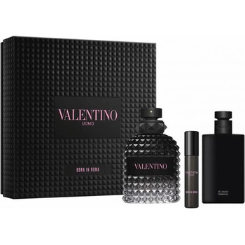 Valentino Valentino Uomo Born In Roma EDT 100 ml + EDT 15 ml + sprchový gél 100 ml darčeková sada