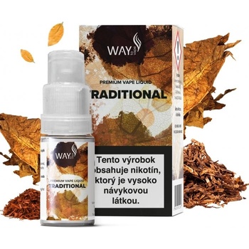 WAY to Vape Traditional 10 ml 18 mg