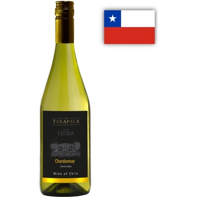 Tarapacá Santa Cecilia Chardonnay 0,75 l (holá láhev)