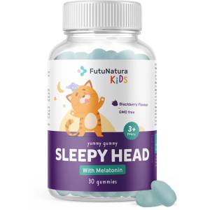 FutuNatura Kids yummy gummy SLEEPY HEAD - 30 гумени сладки