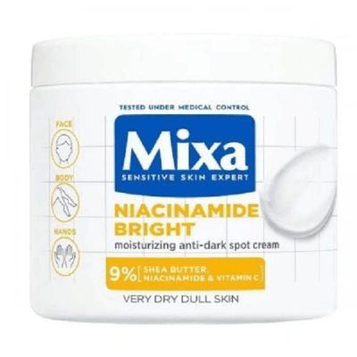 Крем за тяло Mixa Niacinamide Bright 400мл