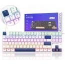 Machenike K500B-B87 Red Switch White