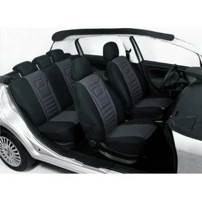 Autopotah PREXIM CLASSIC Škoda fabia I 1999-2008 s dělenou zadní sedačkou, šedé – Zboží Mobilmania