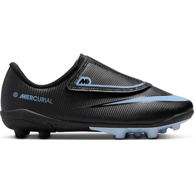 Nike Детски футболни бутонки Nike Mercurial Vapour 16 Club Childrens Firm Ground Football Boots - Black/Blue