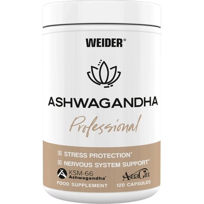 Weider Ashwagandha Profesional 120 kapslí