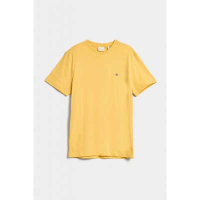 Gant tričko REG SHIELD SS T-SHIRT žlutá