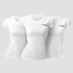 GymBeam Дамски тениски 3Pack White XL - 3pack