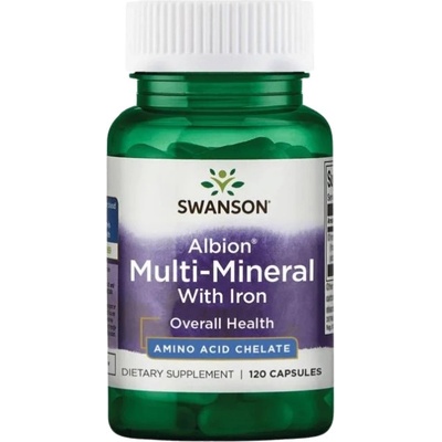 Swanson Albion Multi-Mineral With Iron [120 капсули]