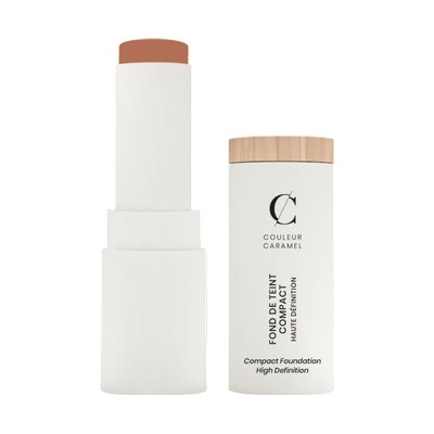 Couleur Caramel Bio krémový make-up Compact HD n°15 Dark Beige 9 g