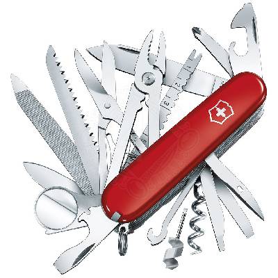 Victorinox Švýcarský nůž SwissChamp s 33 nástroji, červený