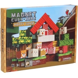 Wiky Конструктор Magnet Cube Zone - Happy Farm 80 части (060669)