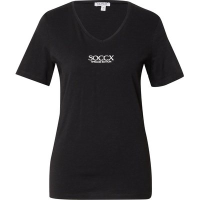 Soccx Тениска 'HAP: PY' черно, размер XL
