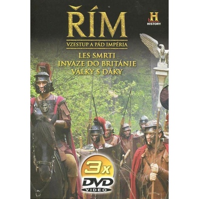 Řím 4-6 Les smrti Invaze do Británie Války s Dáky 3 DVD