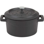 Pentole Agnelli ЧУГУНЕНА ТЕНДЖЕРА slow-cook 24cm 4, 5l ЧЕР (srp10424m)