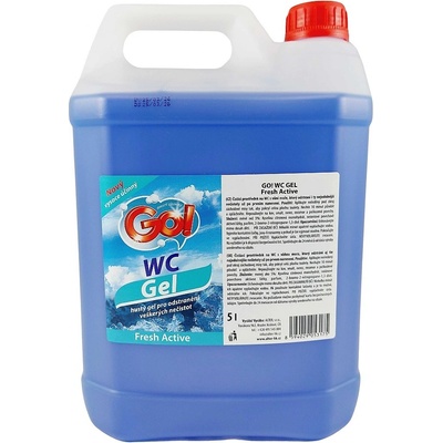 GO! WC GEL FRESH ACTIVE 5 l modrý