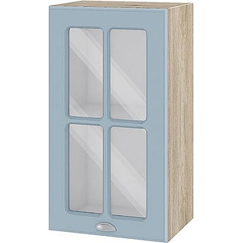 ИРИМ Горен кухненски шкаф Сити АРФ-Деним мат-06-102 40 см