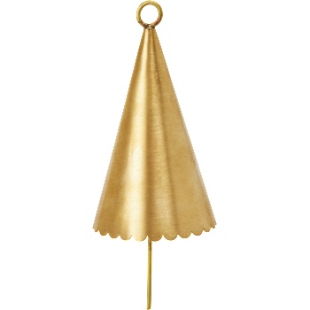 Ferm Living Cone Bell Коледни украшения, месинг, 2 бр (1104271783)