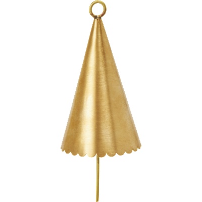 Ferm Living Cone Bell Коледни украшения, месинг, 2 бр (1104271783)