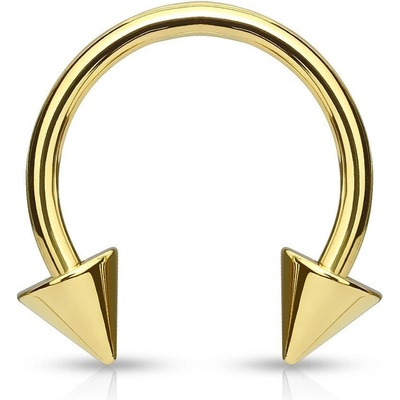 S4U Zlacená podkova (1,2 x 8 mm, 3 x 3 mm) PV01015GD-120833