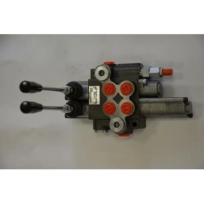 Hydraulický rozvaděč dvoupáčkový dvousekční s plovoucí polohou
