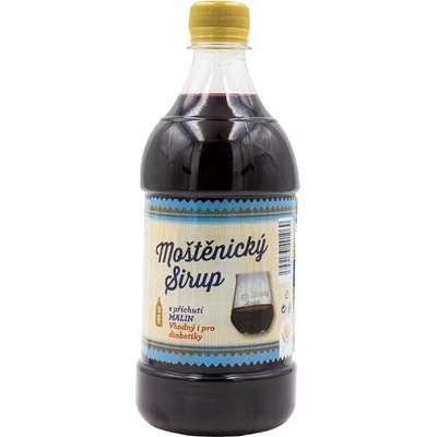 Moštěnický sirup Malina DIA 0,7 l