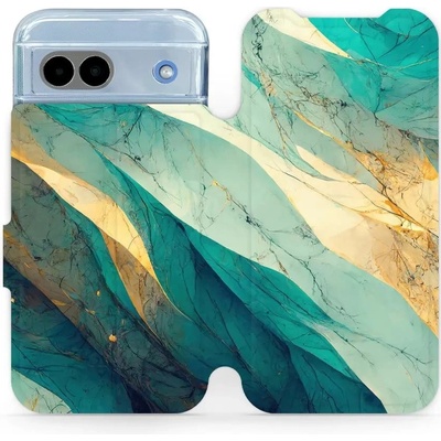 Mobiwear Google Pixel 8A VP37S Zlatavý a zelenkavý mramor