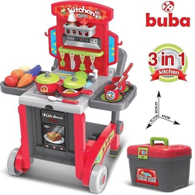 Buba Детска кухня Buba Little Chef 008-930, Куфар, Червена (NEW022686)