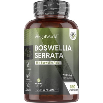 WeightWorld Boswellia Serrata, 2000 mg, 180 капсули, Weight World (128534 WW)