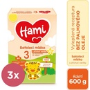 Hami 12+ s príchuťou vanilky 3 x 600 g