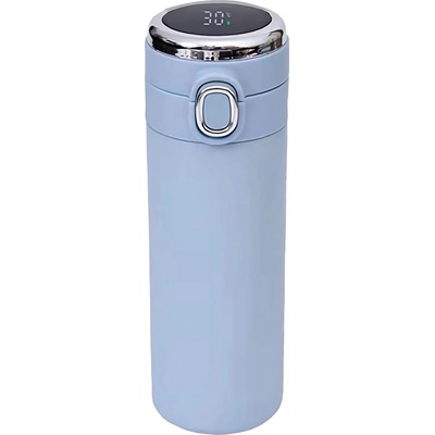 Pronett XJ5250 Termohrnček s náustkom LCD 300 ml modrý