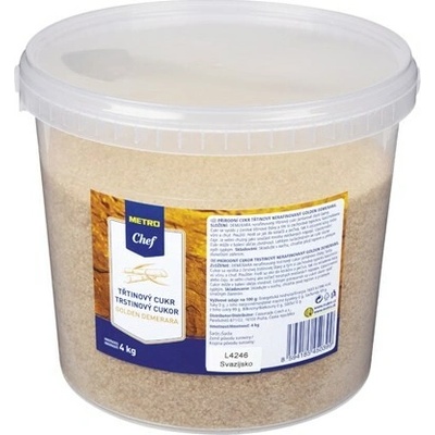 METRO Chef Golden Demerara Cukor trstinový 4 kg