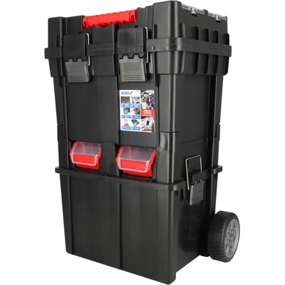 DEDRA na kolečkách se 4 ergoboxy, 495*360*710mm, organizéry ve víku, N0200 – Hledejceny.cz