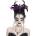Devil fashion корона DEVIL FASHION - Gothic - Black and Purple - EAS033