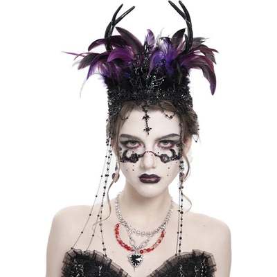 Devil fashion корона DEVIL FASHION - Gothic - Black and Purple - EAS033