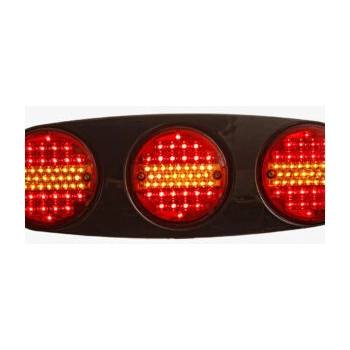 Стоп trio 24v диоден жълто и червено