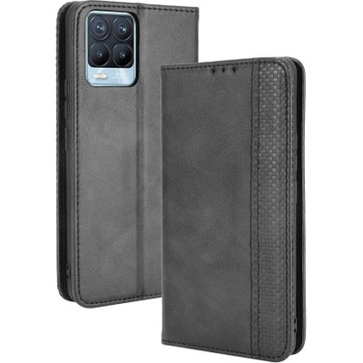 VSETKONAMOBIL 32214 BUSINESS Peňaženkový kryt Realme 8 / Realme 8 Pro čierny