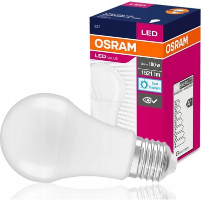 Osram LED VALUE CL A FR 100 14,5W/865 E27 6500K studená biela