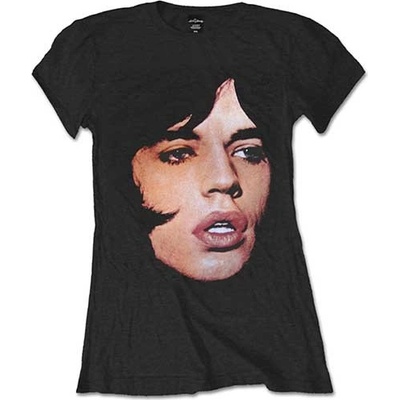 Rolling Stones tričko Mick Portrait Čierna