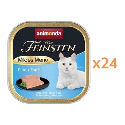Vom Feinsten Mild Menue paštéta s morčacím mäsom a pstruhom 24x100 g