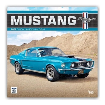 Browntrout Verlags GmbH Mustang - Ford Mustang 2026 - 16-Monatskalender