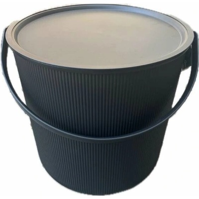 Plast Team Univerzální koš s víkem 53 l černý